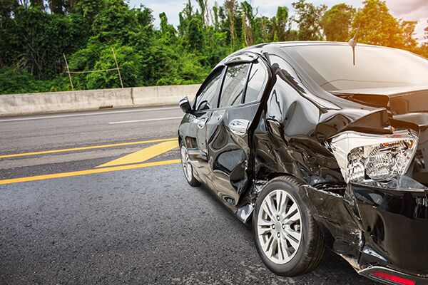 Car accident in Miami, Florida 